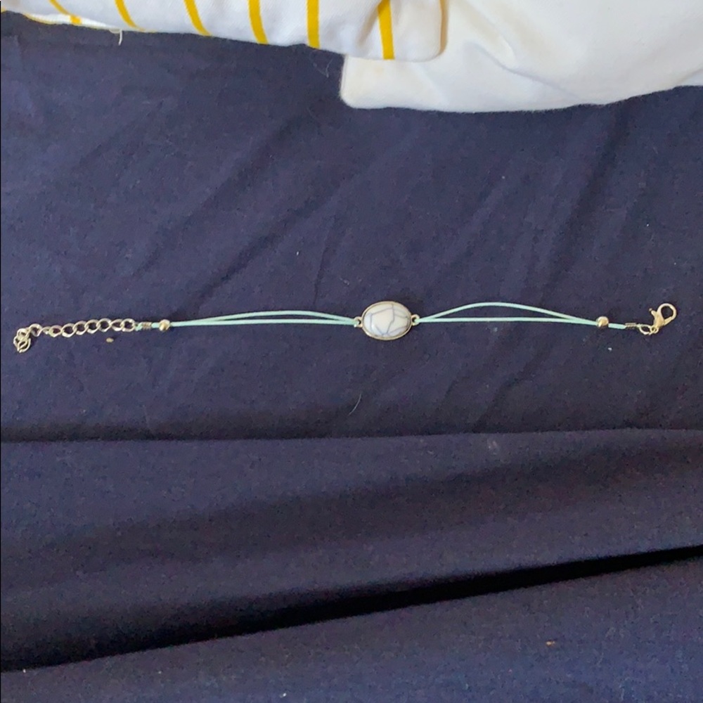 light blue stone bracelet
